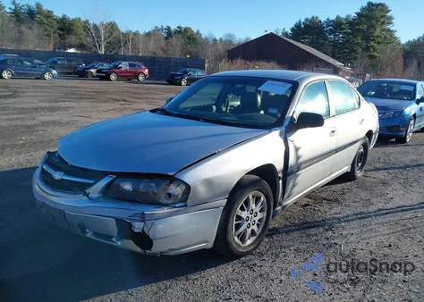 2005 Chevrolet Impala из США, поврежденный, VIN 2G1WF52E559204636